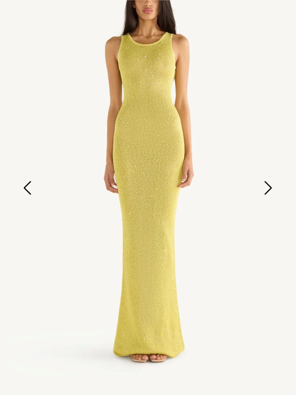 Asta Resort Natalia Dress in Chartreuse
